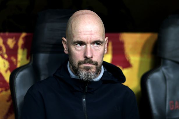 Erik ten Hag, Manager of Manchester United, looks on prior to the UEFA Champions League match between Galatasaray A.S. and Manchester United at Ali Sami Yen Arena on November 29, 2023 in Istanbul, Turkey.