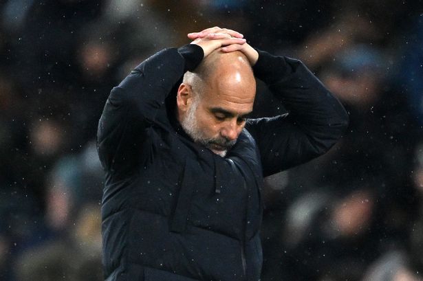 Man City manager Pep Guardiola was left frustrated as his side drew 3-3 with Spurs.